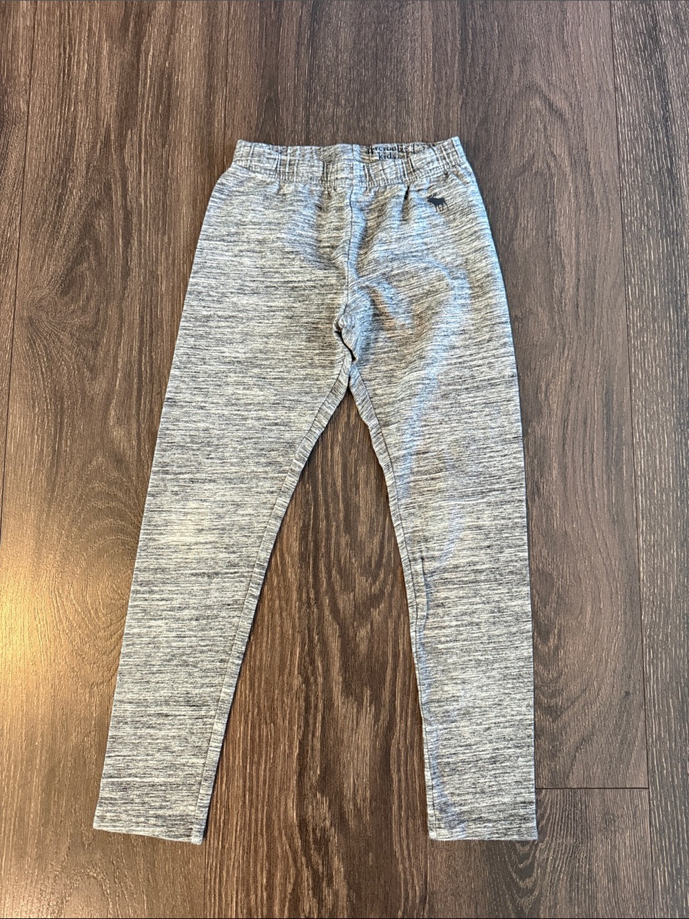 abercrombie kids Gray Marled Leggings, Size 7/8